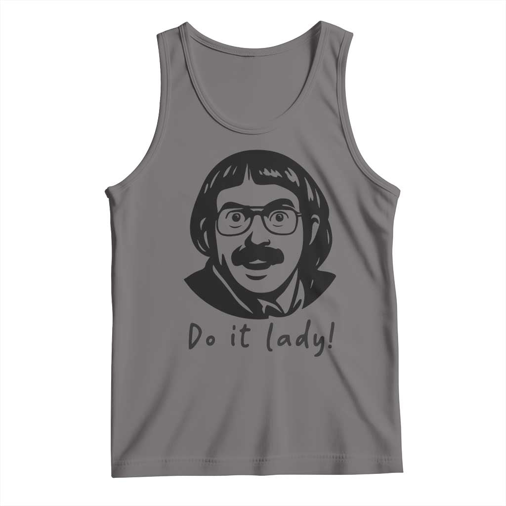 Funny Do It Lady Tank Top Mustache Guy Meme Parody TS02 Deep Heather Print Your Wear