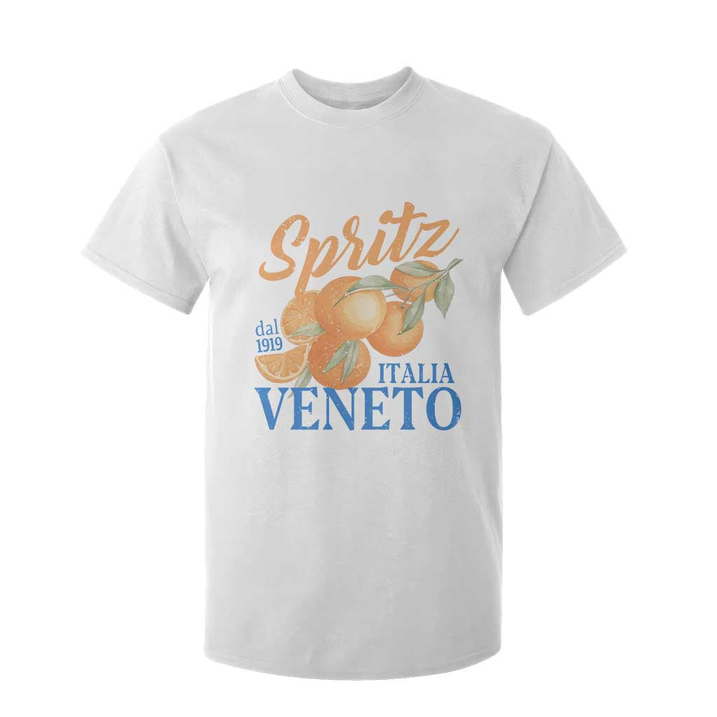 Spritz Italia Veneto Dal 1919 T Shirt For Kid Vintage Aperitivo Orange Italian Cocktail TS02 White Print Your Wear