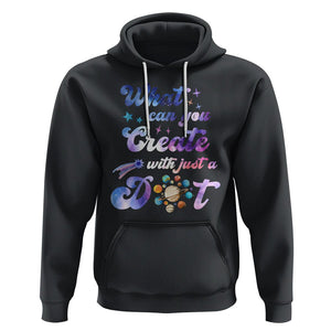 Dot Day Hoodie What Can You Create With Just A Dot Space Polka Dot TS02 Black Printyourwear