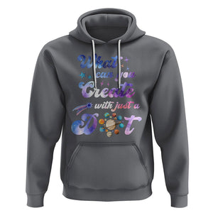 Dot Day Hoodie What Can You Create With Just A Dot Space Polka Dot TS02 Charcoal Printyourwear