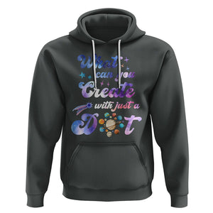 Dot Day Hoodie What Can You Create With Just A Dot Space Polka Dot TS02 Dark Heather Printyourwear