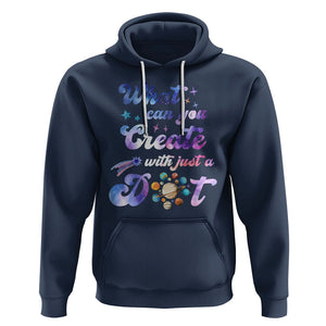 Dot Day Hoodie What Can You Create With Just A Dot Space Polka Dot TS02 Navy Printyourwear