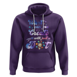 Dot Day Hoodie What Can You Create With Just A Dot Space Polka Dot TS02 Purple Printyourwear