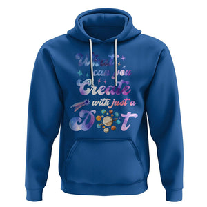 Dot Day Hoodie What Can You Create With Just A Dot Space Polka Dot TS02 Royal Blue Printyourwear