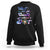 Dot Day Sweatshirt What Can You Create With Just A Dot Space Polka Dot TS02 Black Printyourwear