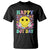 Happy Dot Day T Shirt Cute Smile Face Retro Groovy TS02 Black Print Your Wear