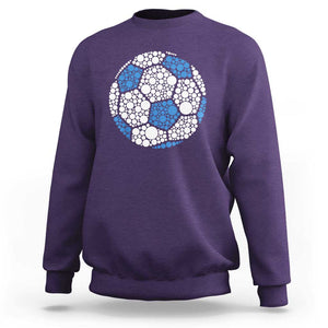 Happy Dot Day Sweatshirt Polka Dots Ball Soccer Lover TS02 Purple Print Your Wear