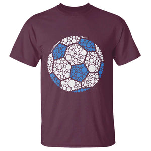 Happy Dot Day T Shirt Polka Dots Ball Soccer Lover TS02 Maroon Print Your Wear