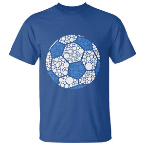 Happy Dot Day T Shirt Polka Dots Ball Soccer Lover TS02 Royal Blue Print Your Wear