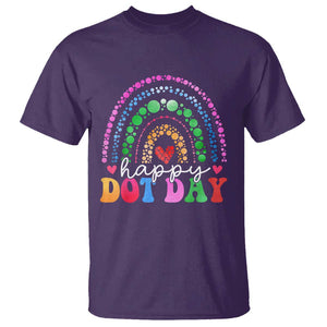 Happy Dot Day T Shirt Retro Rainbow TS02 Purple Print Your Wear