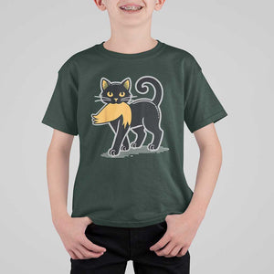 Cat Ladies For Kamala T Shirt For Kid Harris Donald Trump 2024 Sarcastic TS02 Dark Forest Green Print Your Wear