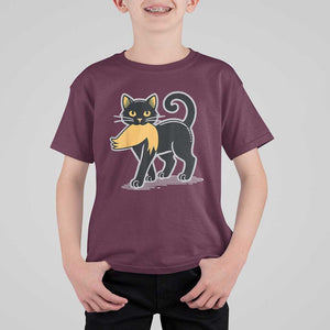 Cat Ladies For Kamala T Shirt For Kid Harris Donald Trump 2024 Sarcastic TS02 Maroon Print Your Wear