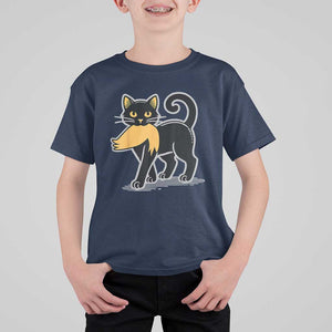 Cat Ladies For Kamala T Shirt For Kid Harris Donald Trump 2024 Sarcastic TS02 Navy Print Your Wear