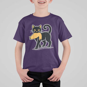 Cat Ladies For Kamala T Shirt For Kid Harris Donald Trump 2024 Sarcastic TS02 Purple Print Your Wear