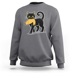 Cat Ladies For Kamala Sweatshirt Harris Donald Trump 2024 Sarcastic TS02 Charcoal Print Your Wear