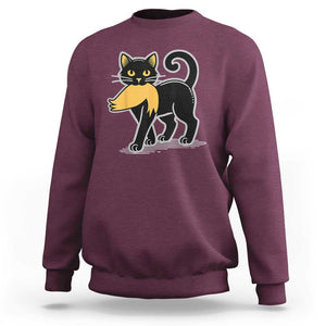 Cat Ladies For Kamala Sweatshirt Harris Donald Trump 2024 Sarcastic TS02 Maroon Print Your Wear