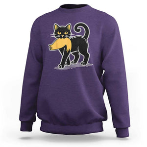 Cat Ladies For Kamala Sweatshirt Harris Donald Trump 2024 Sarcastic TS02 Purple Print Your Wear