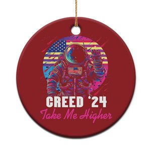 Creed '24 Take Me Higher Christmas Ornament American Astronaut Election 2024 TS02 Print Your Wear