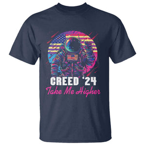 Creed '24 Take Me Higher T Shirt American Astronaut Election 2024 TS02 Navy Print Your Wear