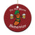 Funny Oktoberfest Christmas Ornament On My Wurst Behavior German Sausage TS02 Print Your Wear