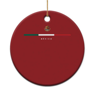 Mexico Pride Christmas Ornament Mexican Flag Independence Day Hispanic Heritage Minimalism TS02 Print Your Wear