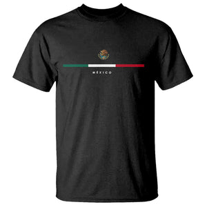 Mexico Pride T Shirt Mexican Flag Independence Day Hispanic Heritage Minimalism TS02 Black Print Your Wear