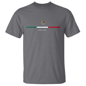 Mexico Pride T Shirt Mexican Flag Independence Day Hispanic Heritage Minimalism TS02 Charcoal Print Your Wear