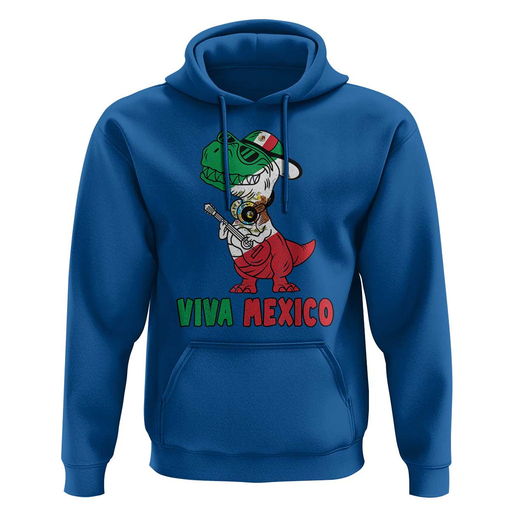 Viva Mexico Hoodie Funny Mexican Dance Dinosaur Hispanic Heritage TS02 Royal Blue Print Your Wear