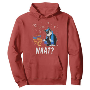 Hanukkah Cat Hoodie What Hanukkah Cat Funny Chanukah Jewish Women Girls Kids TS02 Red Printyourwear