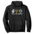 Peace Love Hanukkah Retro Chanukah Jewish Menorah Star of David Hoodie TS02 Black Printyourwear