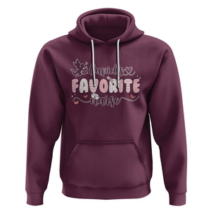 Nurse Valentines Day Hoodie Cupid's Favorite Groovy Retro TS02 Maroon Printyourwear