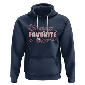 Nurse Valentines Day Hoodie Cupid's Favorite Groovy Retro TS02 Navy Printyourwear