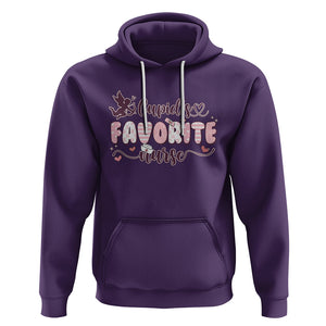 Nurse Valentines Day Hoodie Cupid's Favorite Groovy Retro TS02 Purple Printyourwear