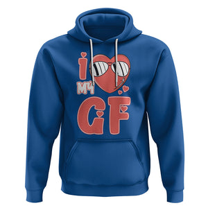 Valentine Matching Couple Hoodie I Love My GF Girfriend Red Heart for Husband Boyfriend TS02 Royal Blue Printyourwear