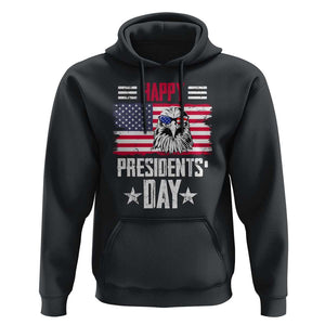 Happy Presidents' Day Hoodie Patriotic American Eagle US Flag Pride TS02 Black Print Your Wear