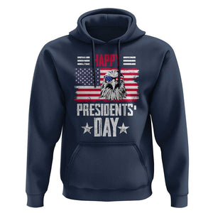 Happy Presidents' Day Hoodie Patriotic American Eagle US Flag Pride TS02 Navy Print Your Wear