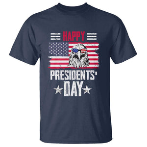 Happy Presidents' Day T Shirt Patriotic American Eagle US Flag Pride TS02 Navy Print Your Wear