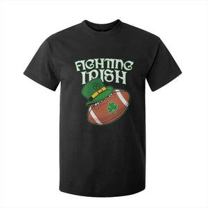 Fighting Irish T Shirt For Kid Football Shamrock St Patricks Spirit Classic Vintage TS02 Black Print Your Wear