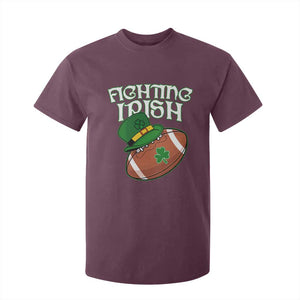 Fighting Irish T Shirt For Kid Football Shamrock St Patricks Spirit Classic Vintage TS02 Maroon Print Your Wear