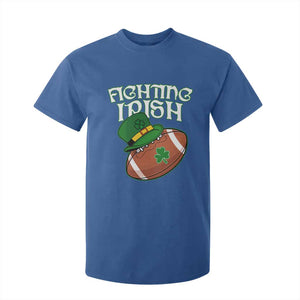 Fighting Irish T Shirt For Kid Football Shamrock St Patricks Spirit Classic Vintage TS02 Royal Blue Print Your Wear