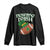 Fighting Irish Long Sleeve Shirt Football Shamrock St Patricks Spirit Classic Vintage TS02 Black Print Your Wear