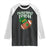 Fighting Irish Raglan Shirt Football Shamrock St Patricks Spirit Classic Vintage TS02 Black White Print Your Wear