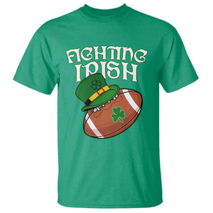 Fighting Irish T Shirt Football Shamrock St Patricks Spirit Classic Vintage TS02 Irish Green Print Your Wear