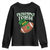 Fighting Irish Youth Sweatshirt Football Shamrock St Patricks Spirit Classic Vintage TS02 Black Print Your Wear