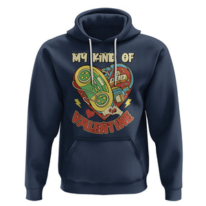 Gamer Valentines Day Hoodie My Kind Of Valentine Gaming Game Lover TS02 Navy Printyourwear