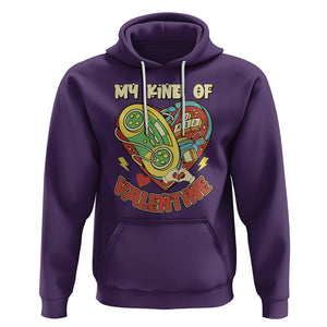 Gamer Valentines Day Hoodie My Kind Of Valentine Gaming Game Lover TS02 Purple Printyourwear