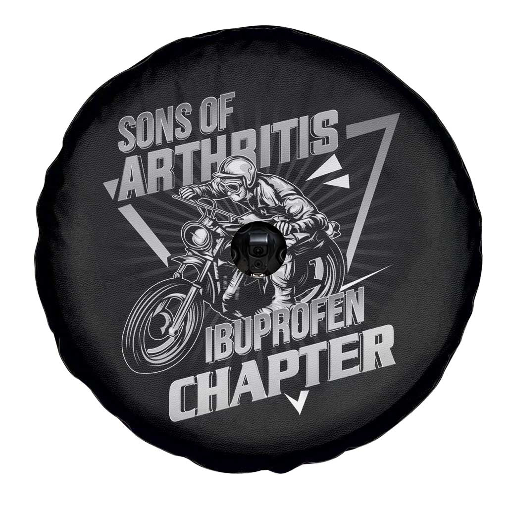 Biker Skeleton Spare Tire Cover Sons Of Arthritis Ibuprofen Chapter TS02 Print Your Wear
