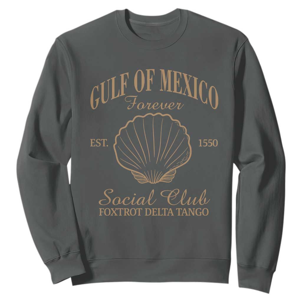 Gulf Of Mexico Sweatshirt Foxtrot Delta Tango FDT Resist TS02 Dark Heather Print Your Wear
