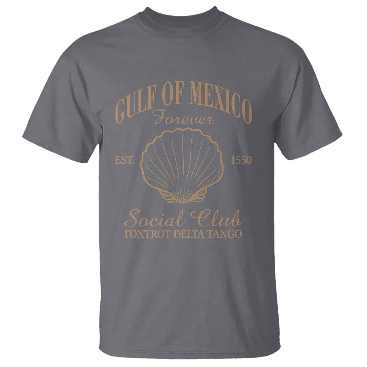 Gulf Of Mexico T Shirt Foxtrot Delta Tango FDT Resist TS02 Charcoal Print Your Wear