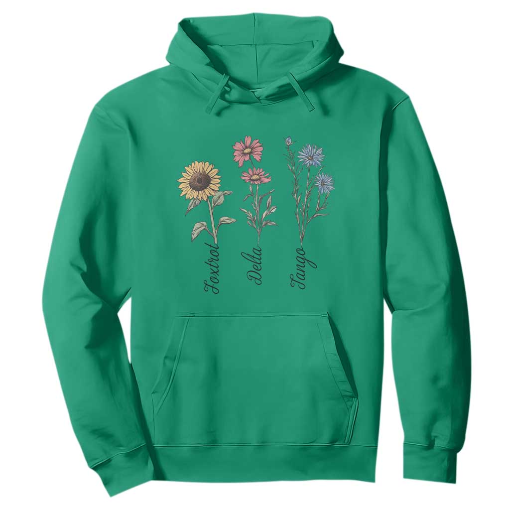 Floral FDT Foxtrot Delta Tango Hoodie Funny Offensive Retro TS02 Irish Green Print Your Wear